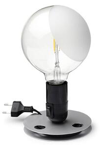 Lampa Stołowa FLOS, Lampadina, czarny, salon, metal, design