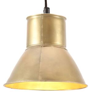 Lampa wisząca, 25 W, kolor mosiądzu, okrągła, 17 cm, E27