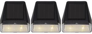 Zestaw 2 kinkietów solarnych LED Star Trading Wally, wys. 7,5 cm