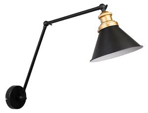 Czarny metalowy kinkiet Fundo – Candellux Lighting