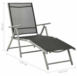 Zestaw Mebli Ogrodowych Komplet Wypoczynkowy Składany 9-Częściowy Aluminium Na Taras Balkon Ogród