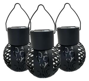 Solarne lampy zewnętrzne zestaw 3 szt. (wysokość 9 cm) – Garden Pleasure