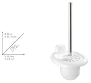 Biała ścienna plastikowa szczotka do WC Pure – Wenko