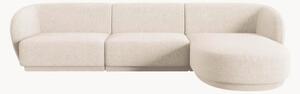 Narożna sofa modułowa z szenilu Lionel (4-osobowa)