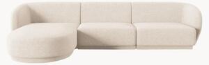 Narożna sofa modułowa z szenilu Lionel (4-osobowa)