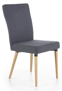 Tapicerowane krzesło na drewnianych nogach K273