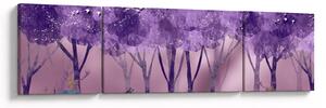 Obraz - Jeleń w magicznym lesie (170x50 cm)