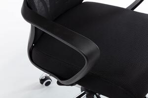 Czarny fotel biurowy obrotowy do komputera - Fisan