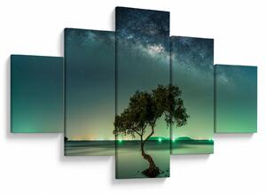 Obraz nocnego nieba (125x70 cm)