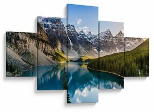 Obraz - Kanada, Park Narodowy Banff, Jezioro Moraine (125x70 cm)
