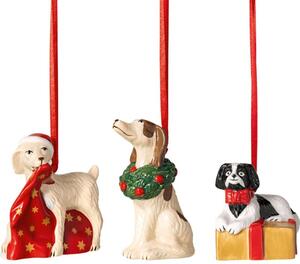 Zestaw 3 ozdób choinkowych Pieski Nostalgic Ornaments Villeroy & Boch