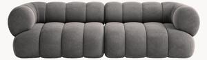 Sofa z aksamitu Koge (3-osobowa), S 240 cm