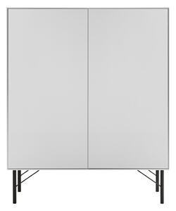 Czarno-biała wysoka komoda 91x111 cm Edge by Hammel – Hammel Furniture