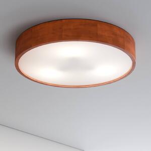 Envostar Kerio lampa sufitowa, Ø47cm, sosna rustykalna