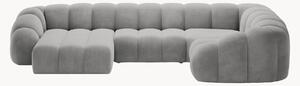 Sofa panoramiczna z weluru Lyna (6-osobowa)