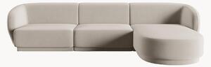 Narożna sofa modułowa z weluru Lionel (4-osobowa)