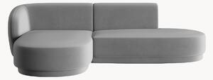 Narożna sofa modułowa z weluru Lionel (4-osobowa)