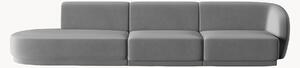 Sofa modułowa z weluru Lionel (4-osobowa), S 311 cm