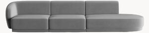 Sofa modułowa z weluru Lionel (4-osobowa), S 311 cm