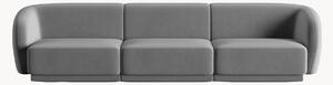 Sofa modułowa z weluru Lionel (4-osobowa), S 266 cm