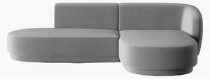 Narożna sofa modułowa z weluru Lionel (4-osobowa)