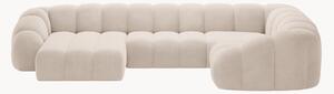 Sofa panoramiczna z weluru Lyna (6-osobowa)