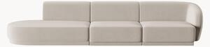 Sofa modułowa z weluru Lionel (4-osobowa), S 311 cm