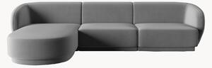 Narożna sofa modułowa z weluru Lionel (4-osobowa)