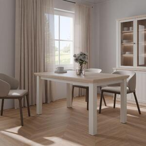 Nowoczesny stół jadalny ze składanym stołem Forte Pontypool TBLT7127-Q245 150-200/78/90cm