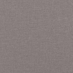 Sofa 2-osobowa z poduszkami, taupe, 140 cm, tkanina