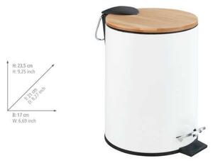Biały zestaw ceramicznych akcesoriów łazienkowych Bamboo – Wenko