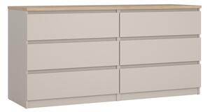 Kremowa komoda 154x76x50 cm Naia – Tvilum