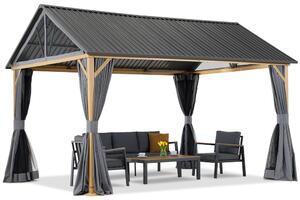 Aluminiowa altana ogrodowa Teramo Premium 3x4 Garden Point