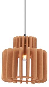 Lampa wisząca w stylu retro pomarańczowa - Felt