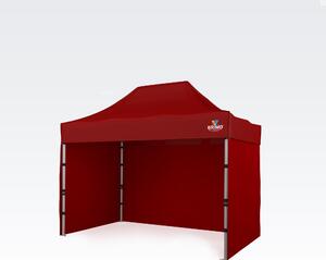 Profesjonalny Namiot Ogrodowy 2x3m ALU EXCLUSIVE (3 ściany) - plus 3 ściany - Czerwony