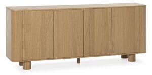 Komoda w dekorze dębu w naturalnym kolorze 180x75x40 cm Padoc – MOME