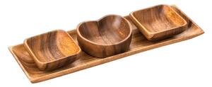 Miski do serwowania z tacą Kora – Premier Housewares