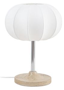 Lampa Stołowa NOLA, Elovie, biały, salon, tkanina | tekstylia, skandynawski
