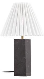 Lampa Stołowa NOLA, Asher, biały, salon, tkanina | tekstylia, nowoczesny