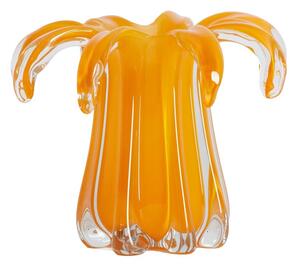 Pomarańczowy szklany wazon (wysokość 17 cm) Avenia – Light & Living
