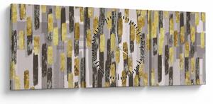 Obraz - Nowoczesna dekoracja (z zegarem) (90x30 cm)