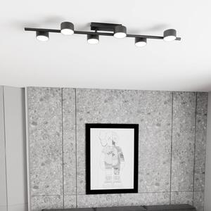Reflektor sufitowy Bet, długość 100 cm, czarny, metal, 6-punktowa. Bet EMIBIG LIGHTING, możliwość ściemniania, czarny, salon / jadalnia, metal, nowoczesny