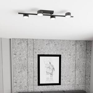 Reflektor sufitowy Bet, długość 80 cm, czarny, metal, 4-punktowa. Bet EMIBIG LIGHTING, możliwość ściemniania, czarny, salon / jadalnia, metal, nowoczesny