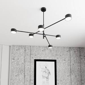 Lampa wisząca Natsu EMIBIG LIGHTING, możliwość ściemniania, czarny, salon / jadalnia, metal, nowoczesny