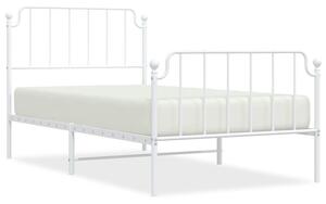 Białe metalowe łóżko industrialne 100x200 cm - Onex