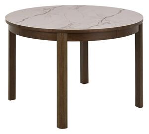 Okrągły rozkładany stół z ceramicznym blatem ø 120 cm Southampton – Actona