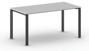 Stół konferencyjny PRIMO INFINITY 1600 x 800 x 750 mm, szary