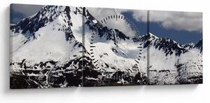 Obraz - Park Narodowy Kenai Fjords (z zegarem) (90x30 cm)
