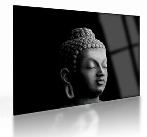 Obraz na szkle - Budda, portret (70x50 cm)