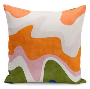 Poszewka na poduszkę 43x43 cm Squiggly Orange – Mila Home